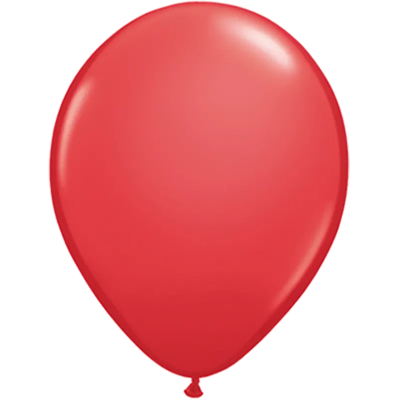 RED - Latexballon rund - Ø 27,5 cm  