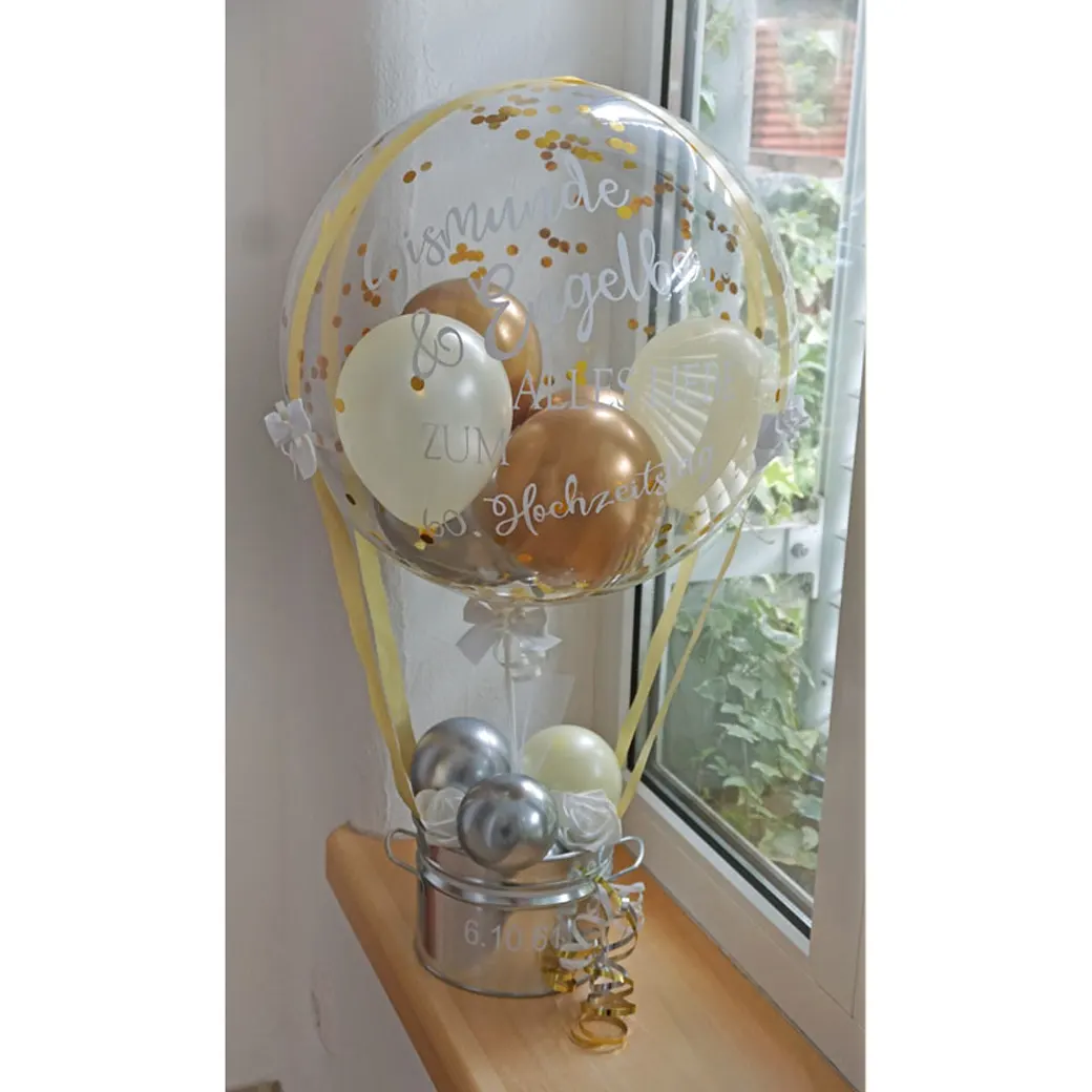MEGA - Heißluftballon: ALLES LIEBE ZUM Hochzeitstag