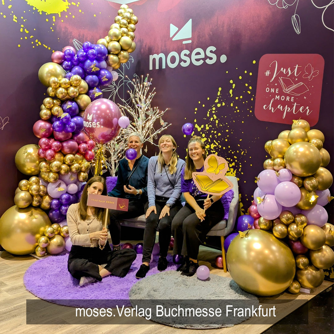 Ballondekoration Messe Messestand Buchmesse Moses-Verlag