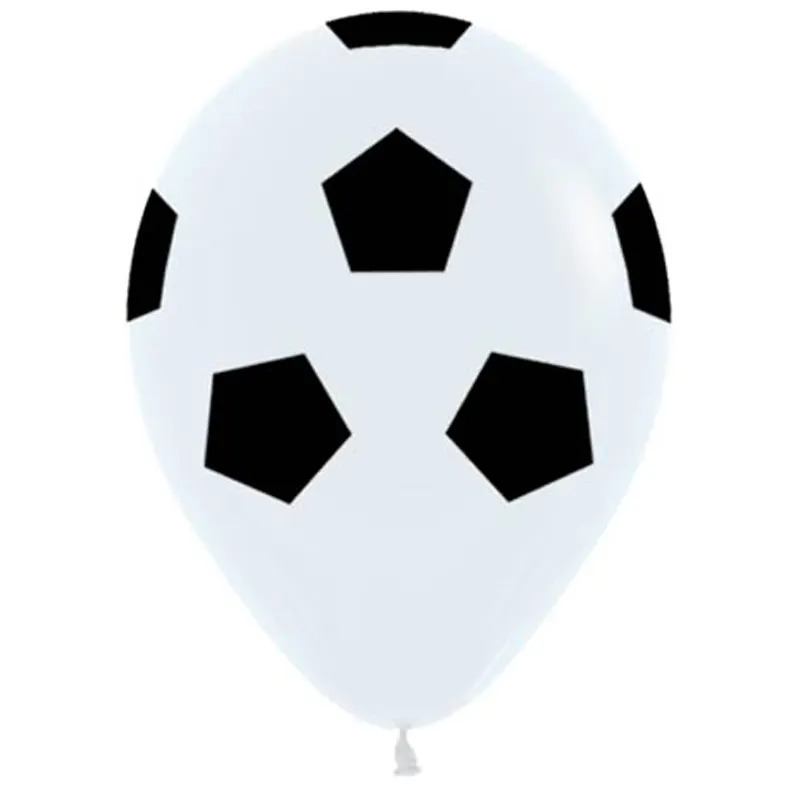 Latex-Luftballon im Fußball-Design (27,5 cm) – ideal für Sportveranstaltungen, Fußball-Partys oder Geburtstagsfeiern. Ein echter Hingucker für Fußball-Fans und Sportliebhaber.