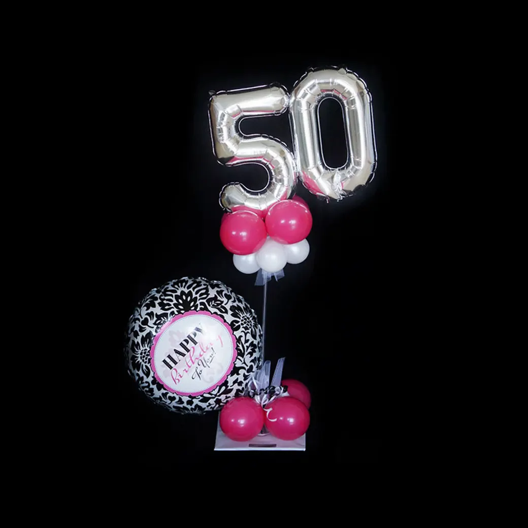 Luftballon-Geburtstagszahl Happy Birthday