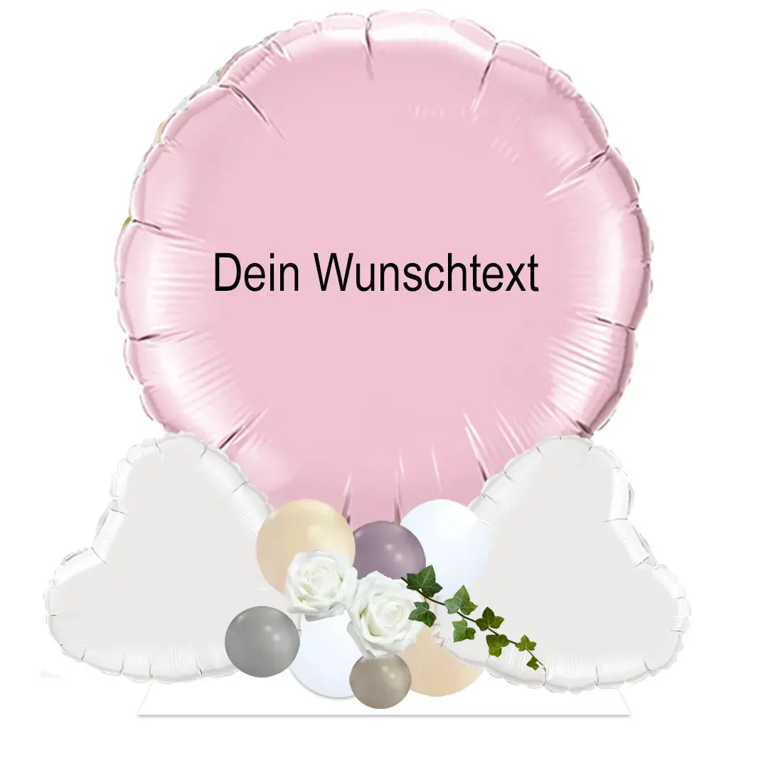 Exklusiver Geschenkballon „Kopf hoch“ – Eine liebevolle Überraschung mit motivierender Botschaft, perfekt zum Aufmuntern und Freude schenken! 🎈😊