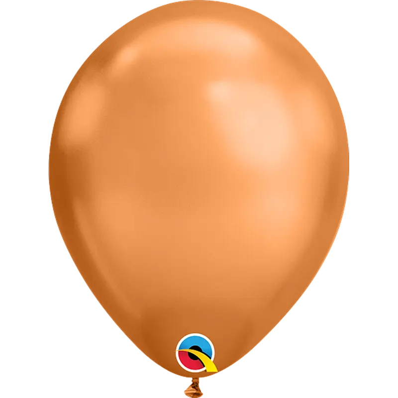 CHROME COPPER - Latexballon rund - Ø 27,5 cm   