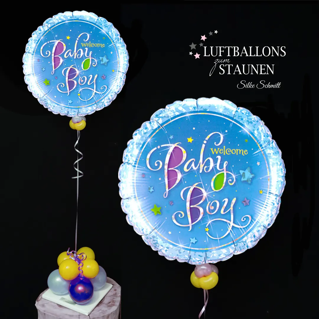 Baby Boy - Geschenkballon Geburt Junge