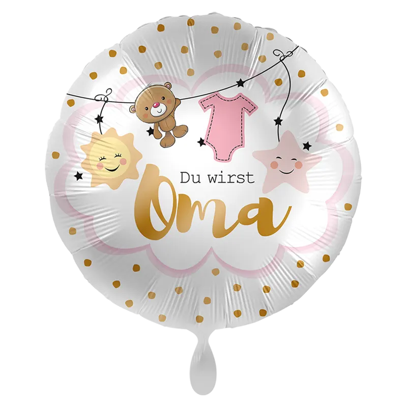 Folienballon Baby: Du wirst Oma
