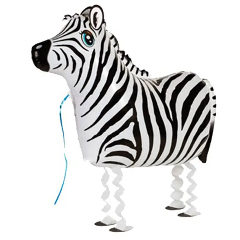 Zebra Airwalker Tier-Luftballon – Bunter Zebra-Folienballon, der lebhaft durch die Luft schwebt. Perfekt für Kindergeburtstage, Safari-Themenpartys oder als kreatives Geschenk.