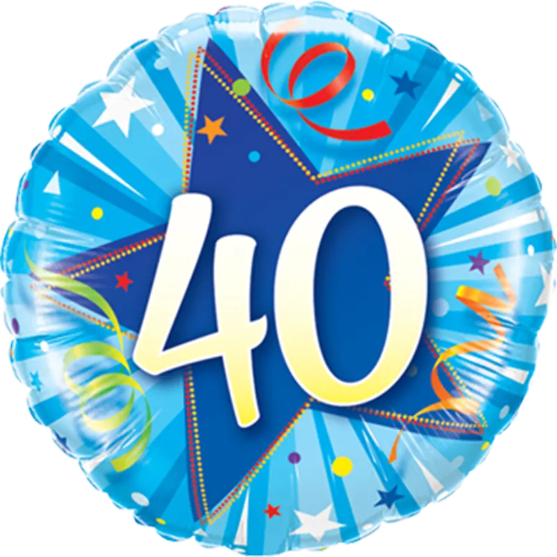 Geburtstag-Zahl: Happy Birthday 40
