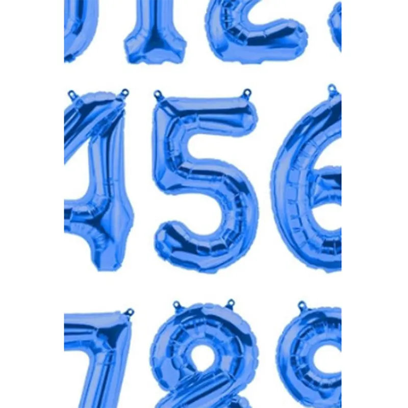 Zahlen blau XXL (86cm) Auslaufartikel 