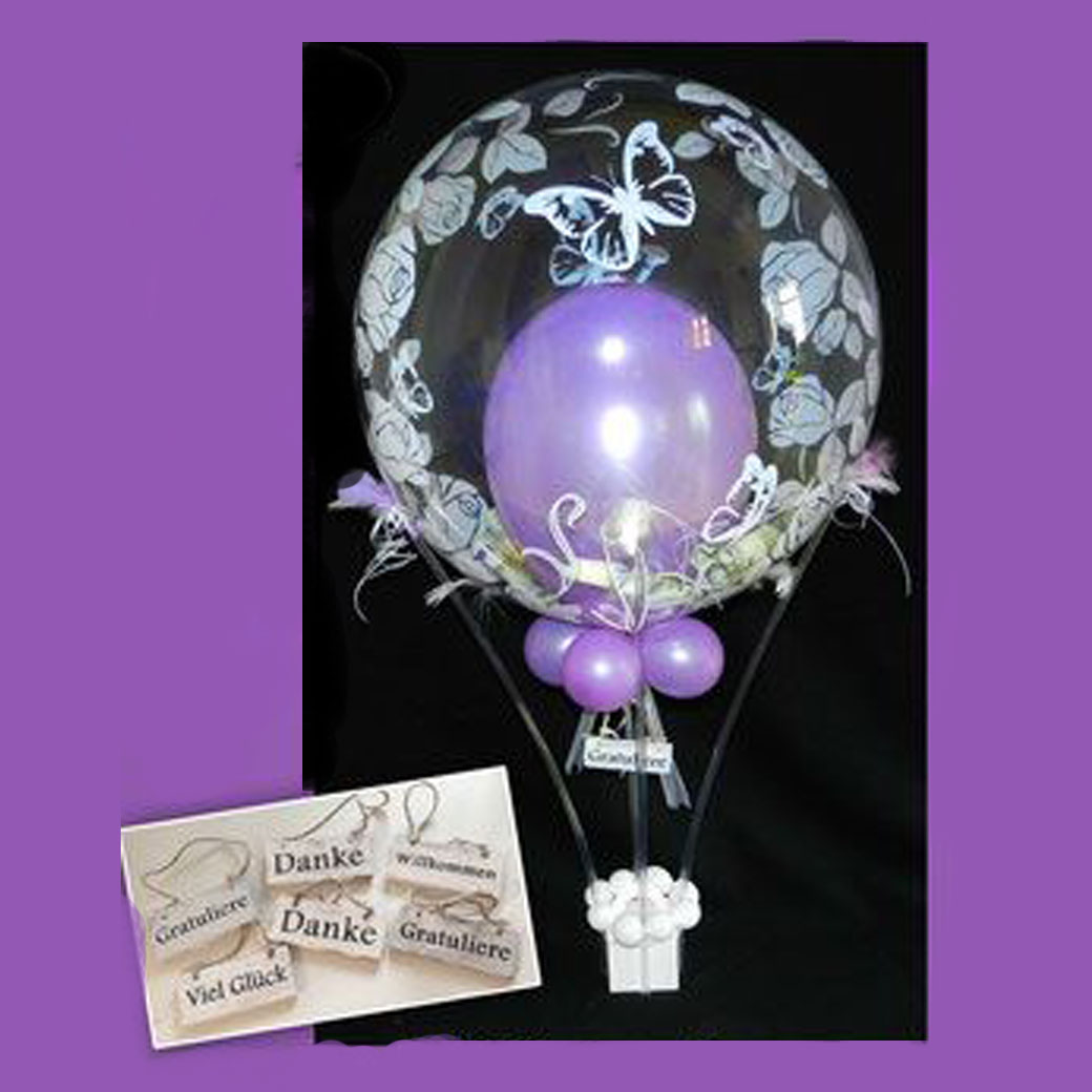 Heißluftballon - Geldgeschenk Geburtstag