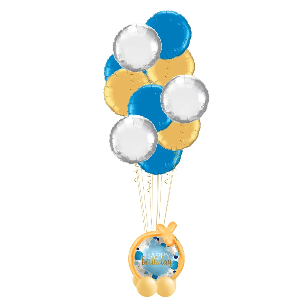 Luftballon-Bouquet XXL Happy Birthday