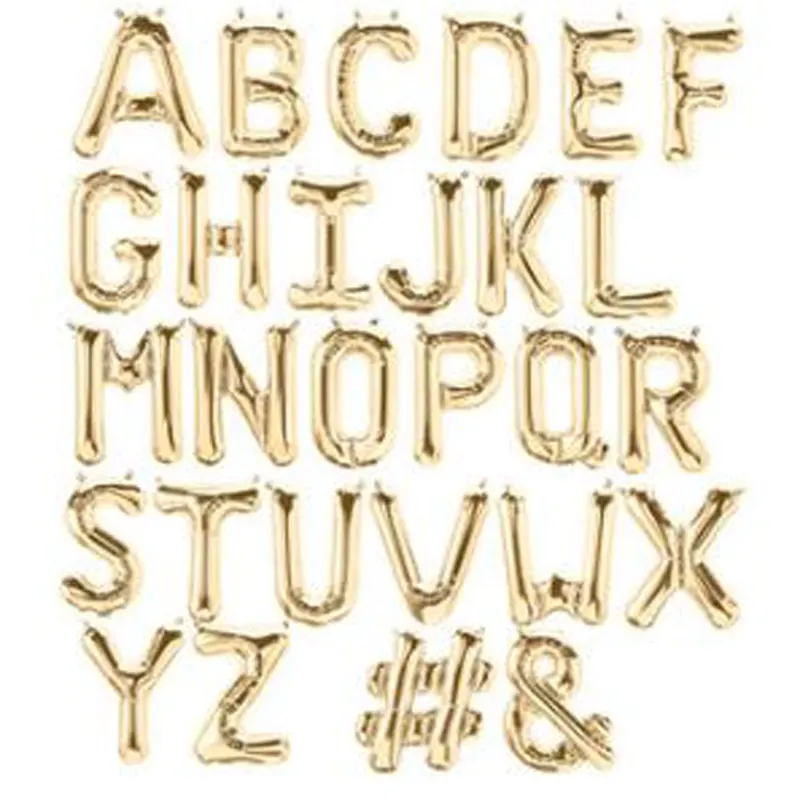 Buchstaben XS 40 cm gold