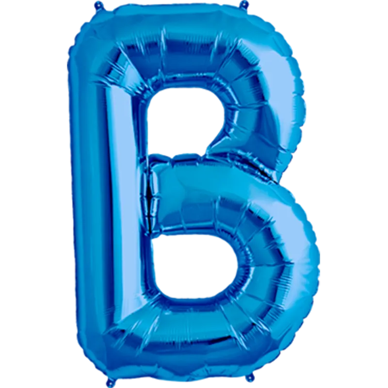 Buchstabe XXL 86 cm blau – Großer blauer Folienbuchstabe in XXL-Größe (86 cm), ideal für kreative Dekorationen, Geburtstagsfeiern oder besondere Anlässe. Perfekt zum Gestalten von Namen oder Botschaften in strahlendem Blau.