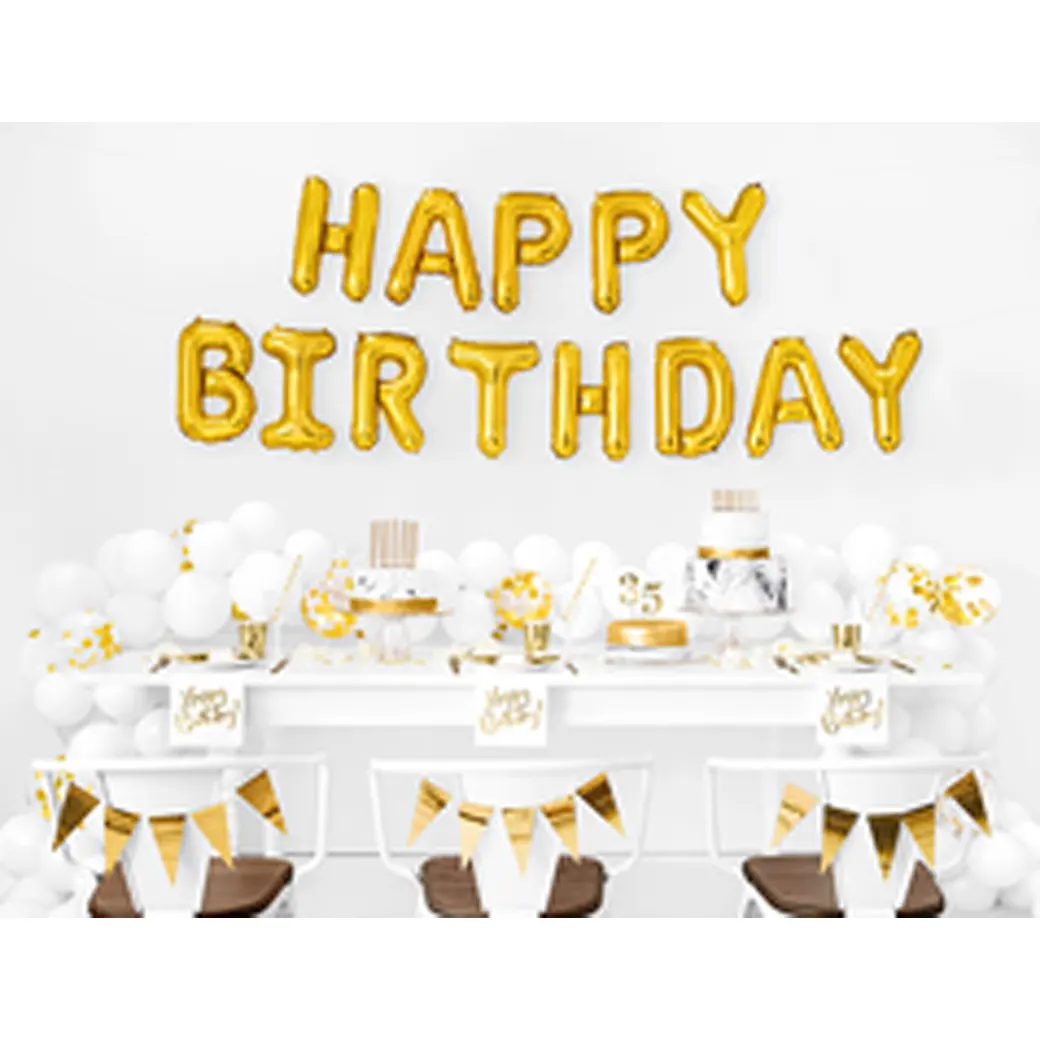 Ballon Buchstaben Set Happy Birthday