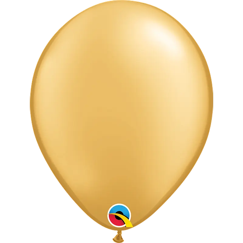 Gold - Latexballon rund - 27,5 cm      