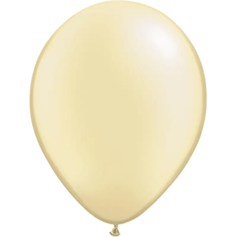 PEARL IVORY - Latexballon rund - Ø 27,5 cm  
