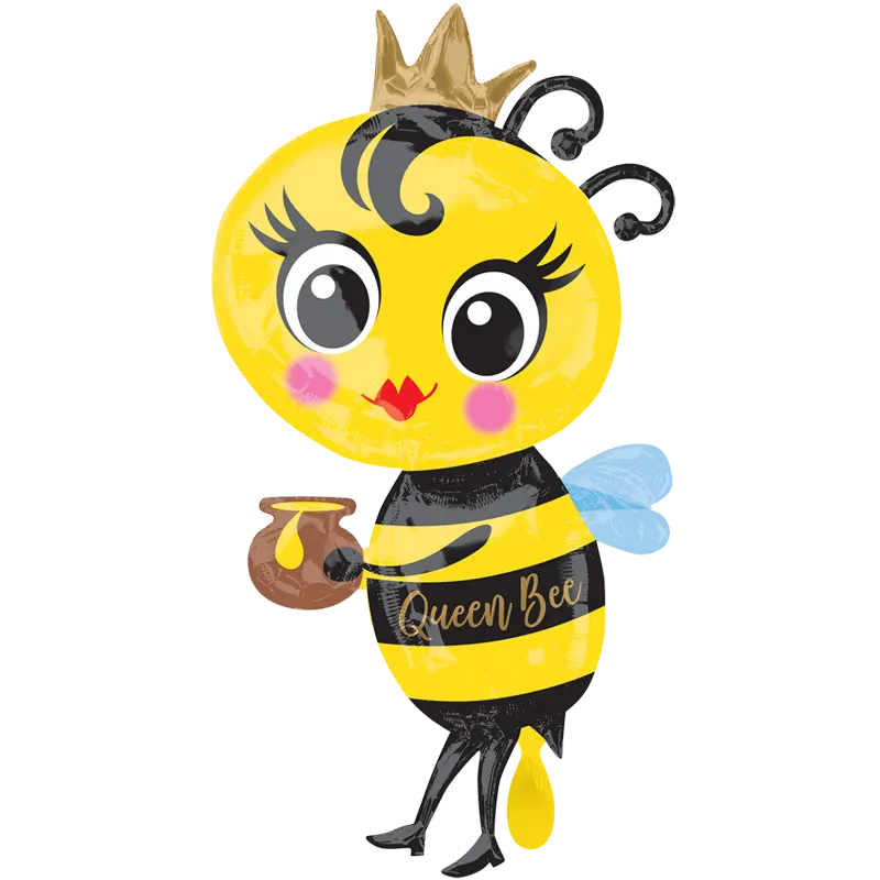 Tier Folienballon XXL - Biene Quenn Bee