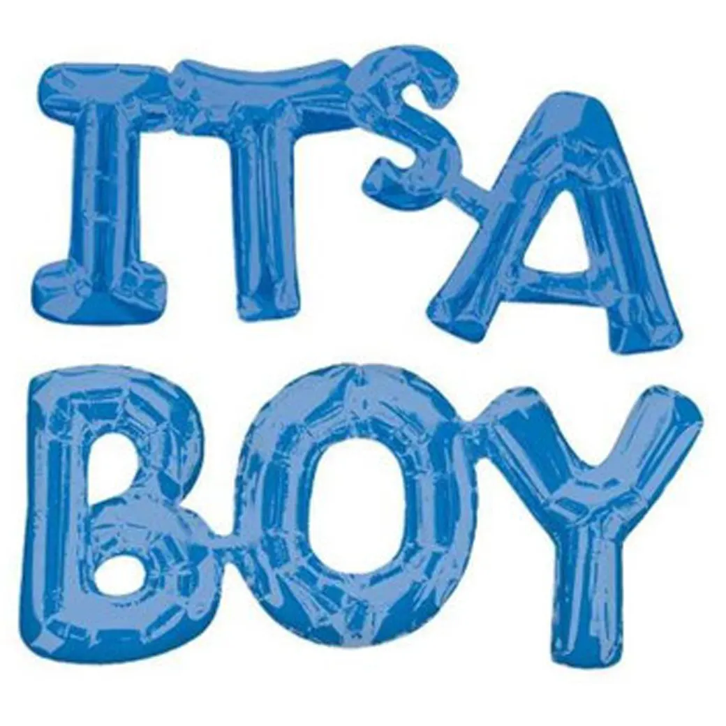 Ballon Buchstaben Schriftzug Its a Boy - Its a Girl