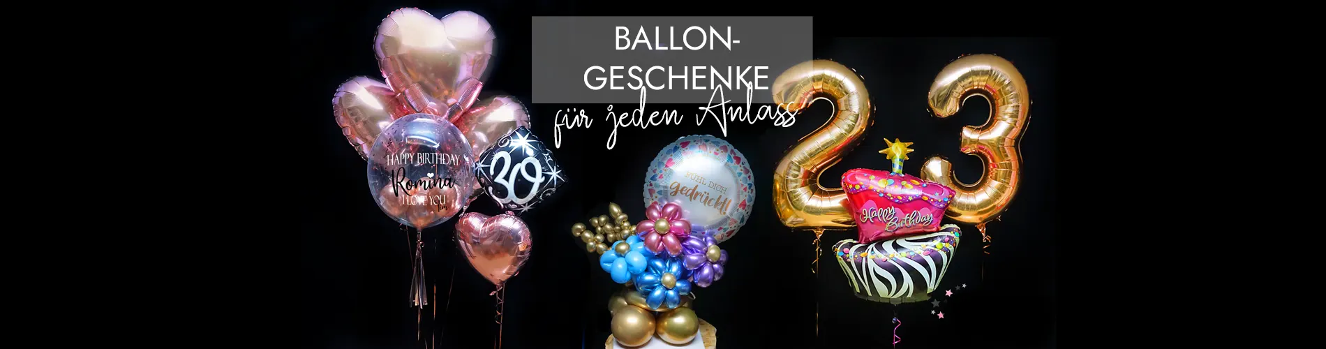 Versand von Ballongeschenken für jeden Anlass deutschlandweit