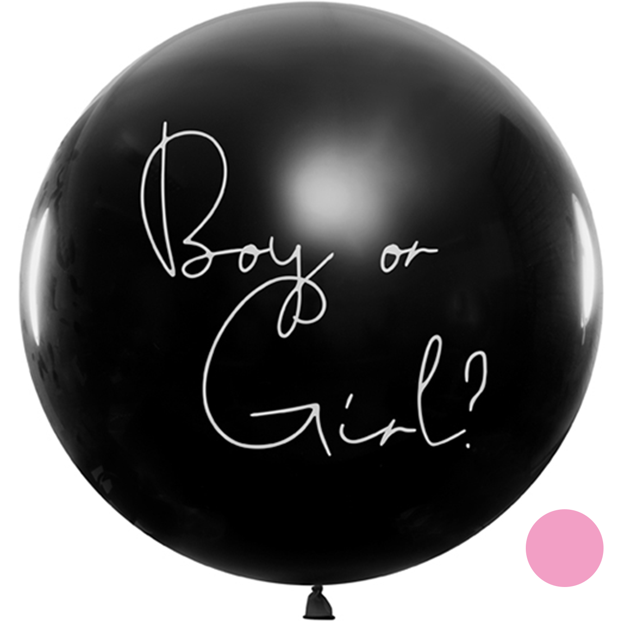 1 Riesenballon XL - Ø 1m - Boy or Girl