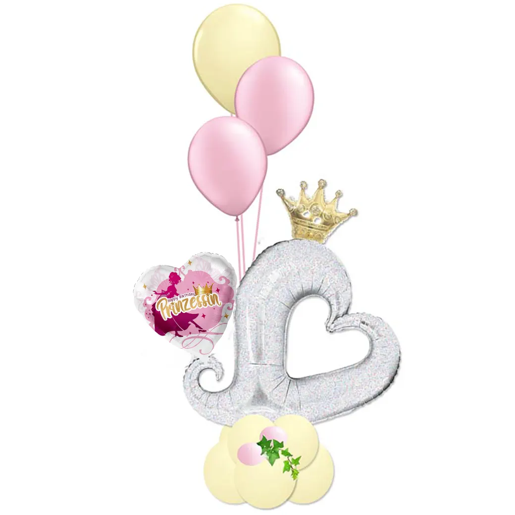 Luftballon-Bouquet XXL - herzlicher Mops oder Prinzessin