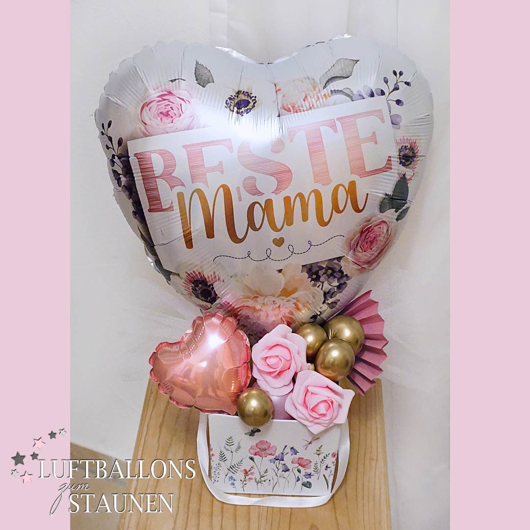 Ballon-Box zum Muttertag: Beste Mama