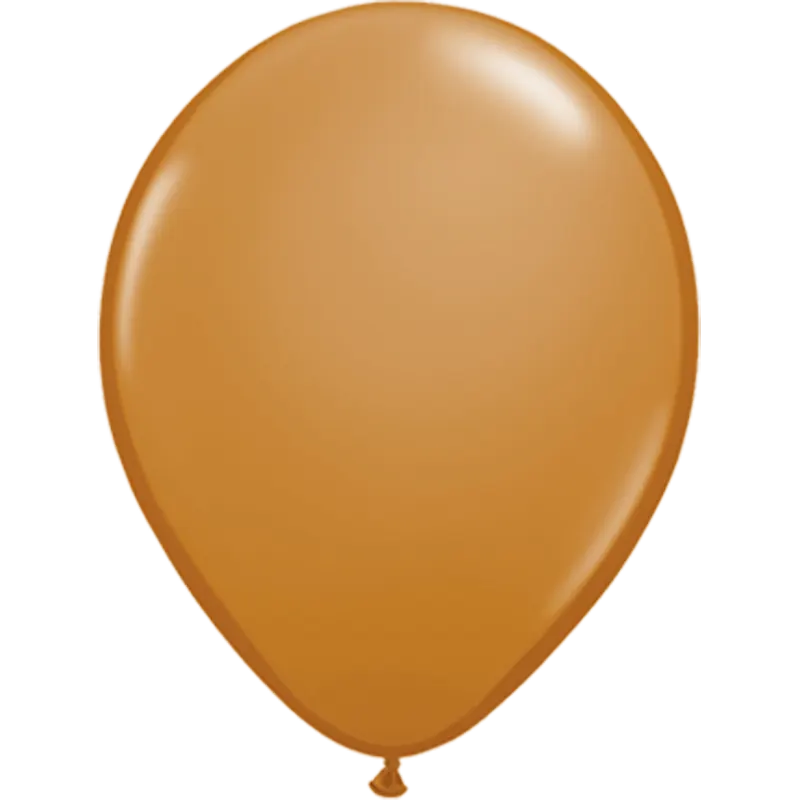 Mokka Brown - Latexballon rund - Ø  27,5 cm     
