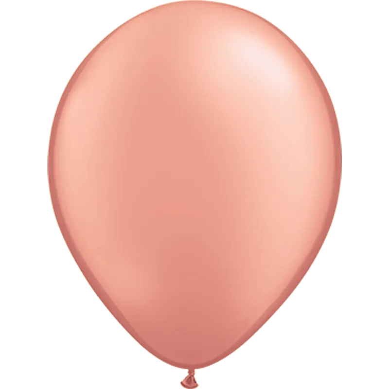 METALLIC ROSEGOLD  - Latexballon rund - Ø 27,5 cm  