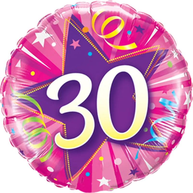 Geburtstag: Happy Birthday 30 pink