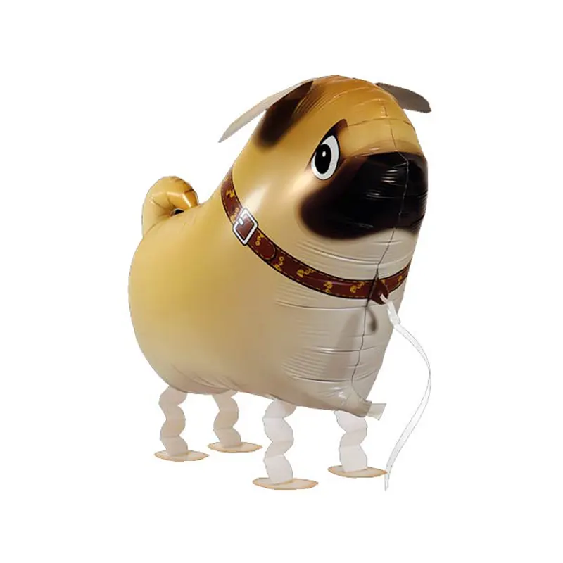 Mops Hund - Airwalker Tier-Luftballon  