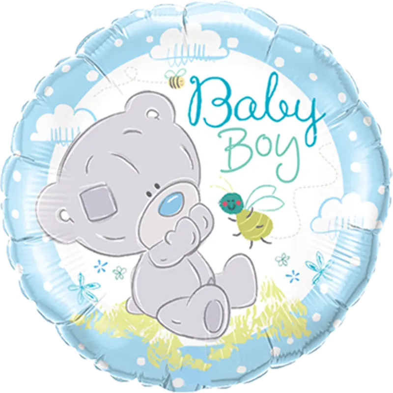 Folienballon Tiny Tatty Teddy Baby Boy – Süßer Folienballon mit dem beliebten Tatty Teddy, ideal zur Feier von Jungen-Babypartys oder zur Begrüßung eines Neugeborenen.