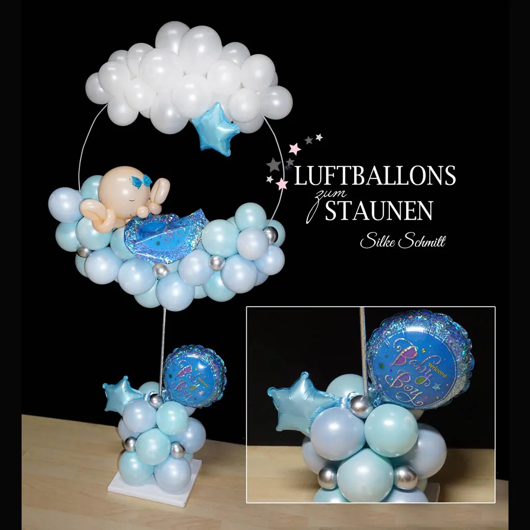 Zauberhafte Babyparty - Luftballon-Dekoration