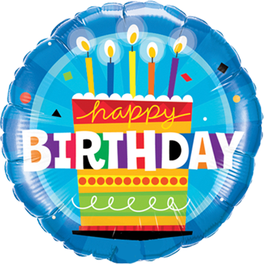 Ballon Geburtstag: Birthday Cake Torte