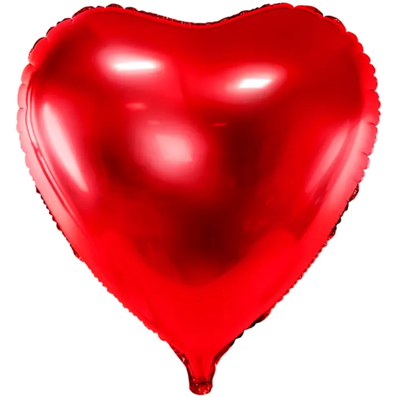 XXL Folien-Herz rot