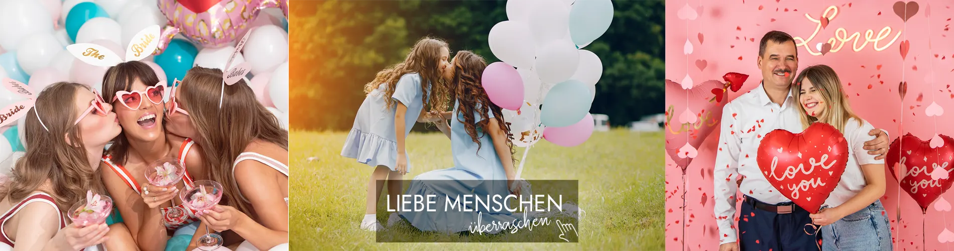 Ballongeschenke als Überraschung für liebe Menschen