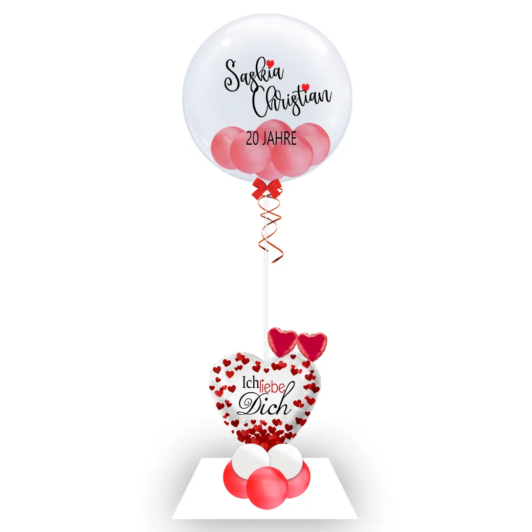 Ballon - Bubble - Geschenk zum Jahrtag
