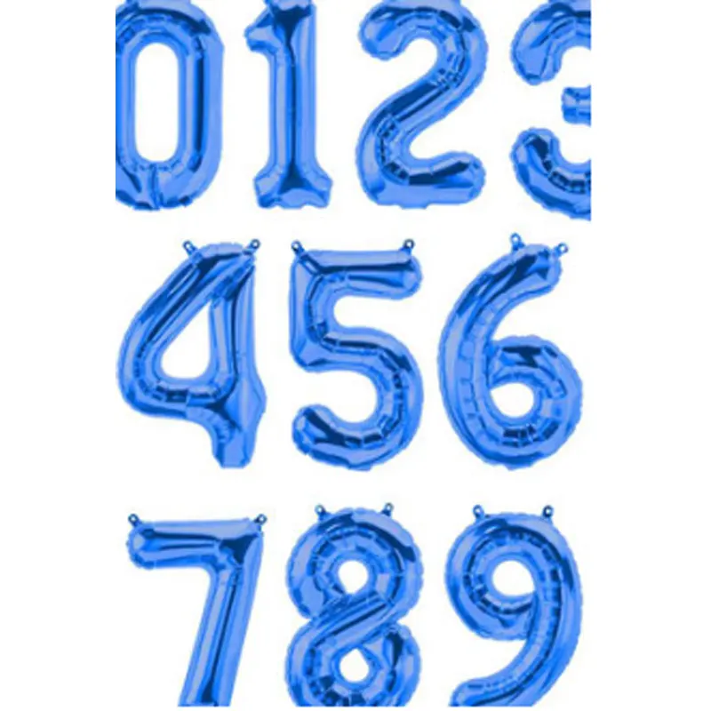 Zahlen blau (66 cm) XL   